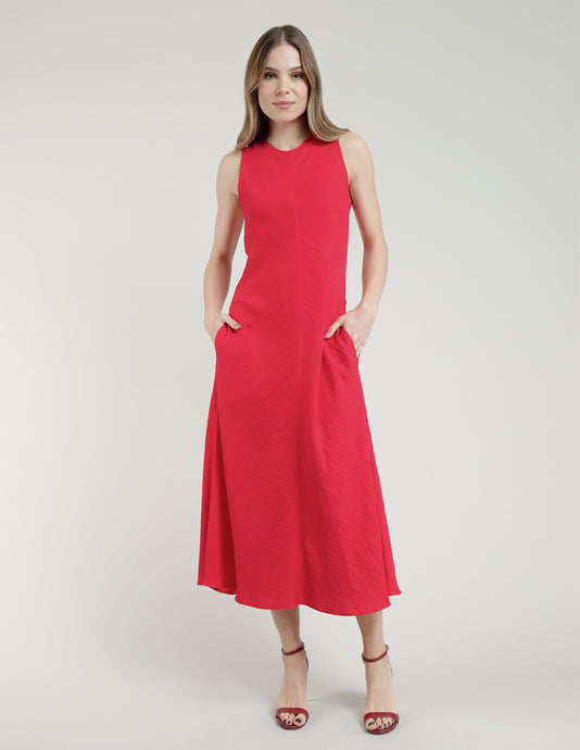 VESTIDO MAXINE ROJO