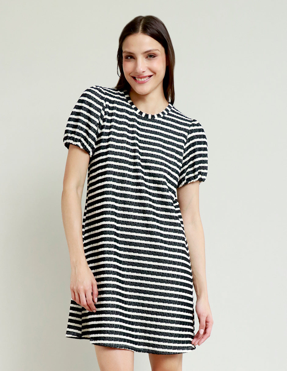 VESTIDO MORGAN A RAYAS