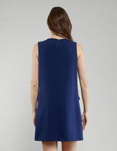 VESTIDO GILDA AZUL MARINO