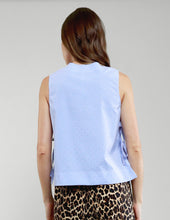BLUSA DELIA A RAYAS AZUL