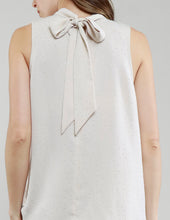 BLUSA TYLER BEIGE BRILLOS