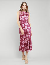 VESTIDO ENORA FLORES LUREX