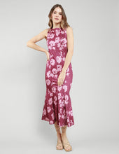 VESTIDO ENORA FLORES LUREX