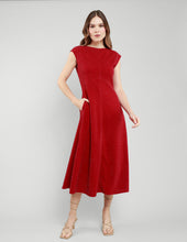 VESTIDO REGINA ROJO LUREX