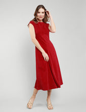 VESTIDO REGINA ROJO LUREX