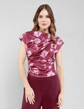 BLUSA ENORA FLORES LUREX