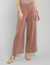 PANTALÓN MAIA A RAYAS CAFÉ