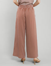 PANTALÓN MAIA A RAYAS CAFÉ