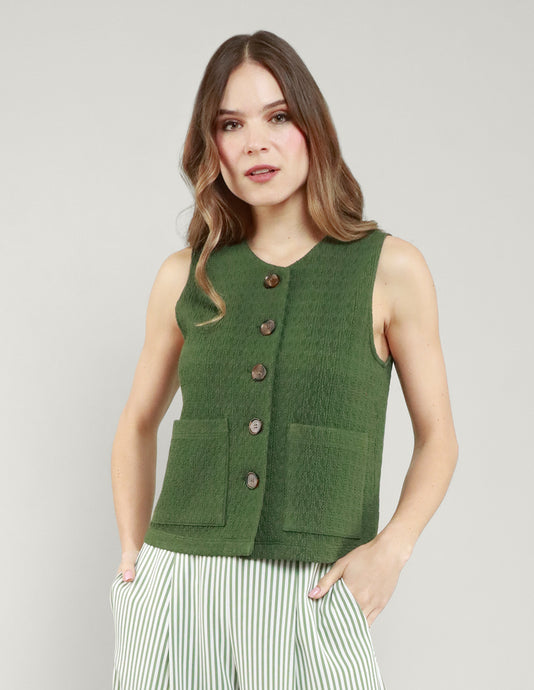 CHALECO REGINA VERDE