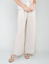 PANTALÓN MAIA A RAYAS CAFÉ CLARO