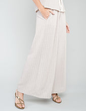 PANTALÓN MAIA A RAYAS CAFÉ CLARO