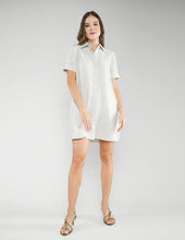 VESTIDO DANAE A RAYAS BEIGE