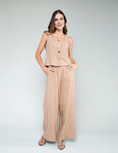 CHALECO DAFNE CAFÉ CLARO