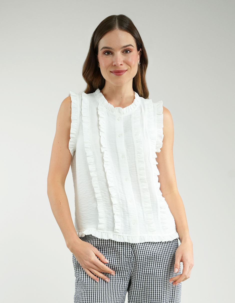 BLUSA MÍA  HUESO