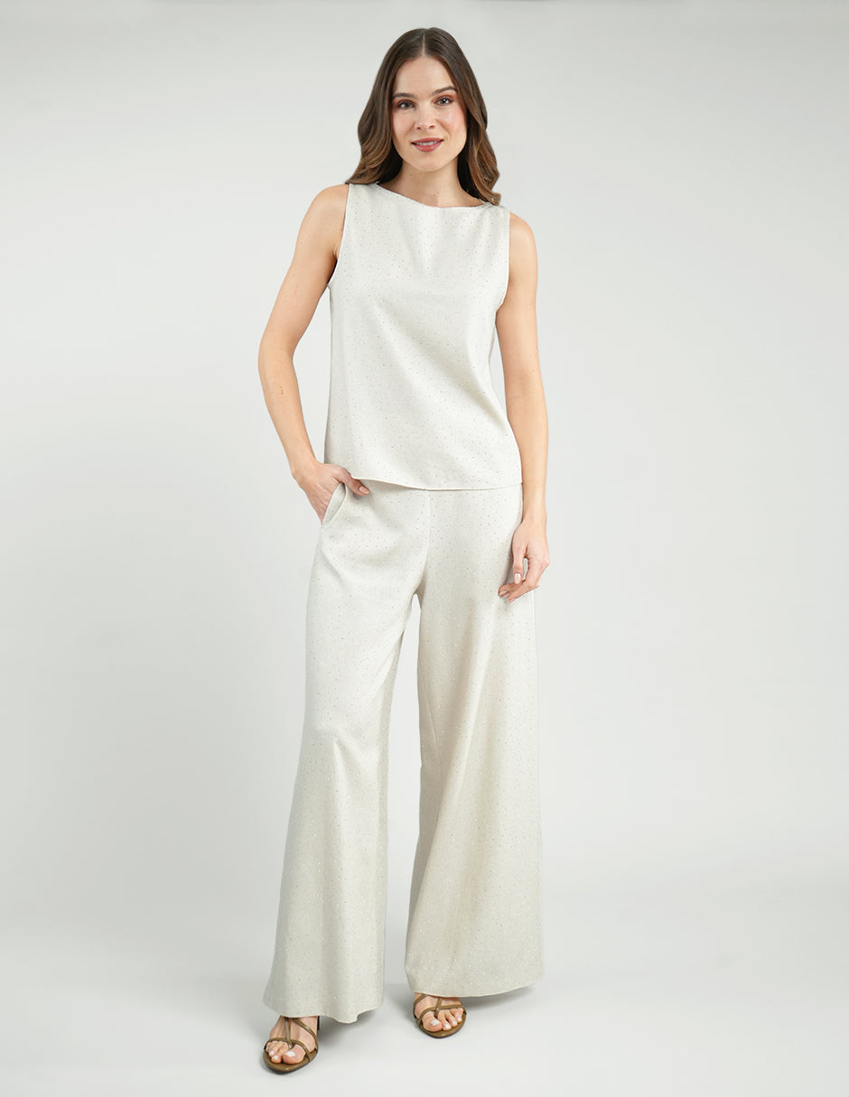 PANTALÓN MORGAN BRILLOS