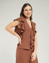 BLUSA NADIA CAFÉ