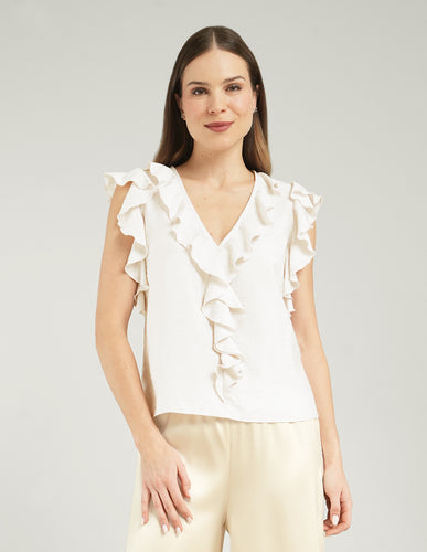 BLUSA CLEO HUESO