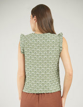 BLUSA SELMA VERDE FLORES