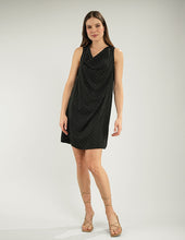 VESTIDO CELIA NEGRO BRILLOS