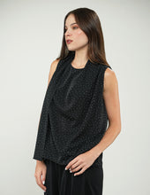 BLUSA CELIA NEGRO BRILLOS